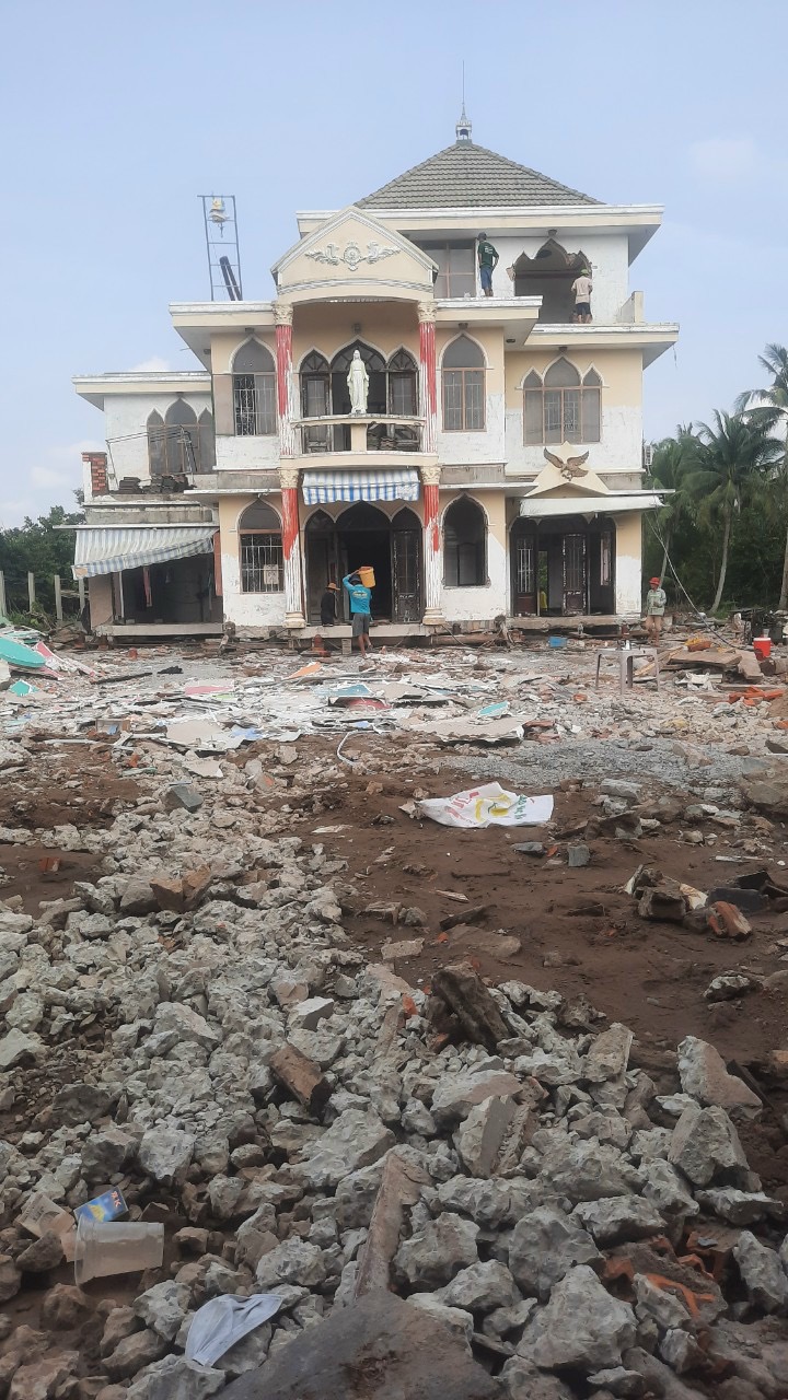 Công trình di dời nhà ở Long An hoàn thành