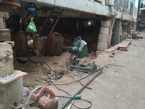 Kích nâng cao 1m2 công trình QL50, Bình Hưng, Bình Chánh